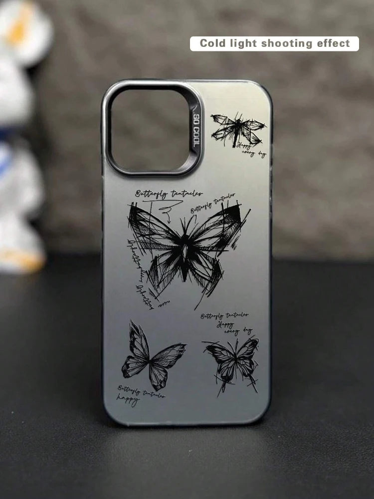 Black Butterfly Phone Case