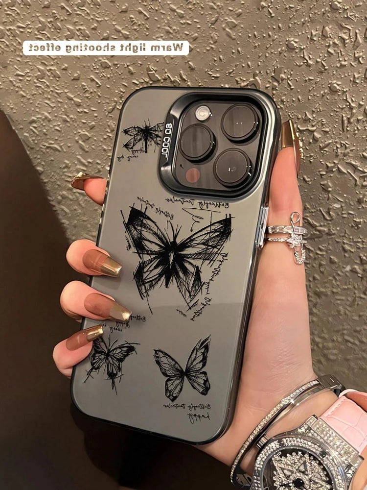 Black Butterfly Phone Case