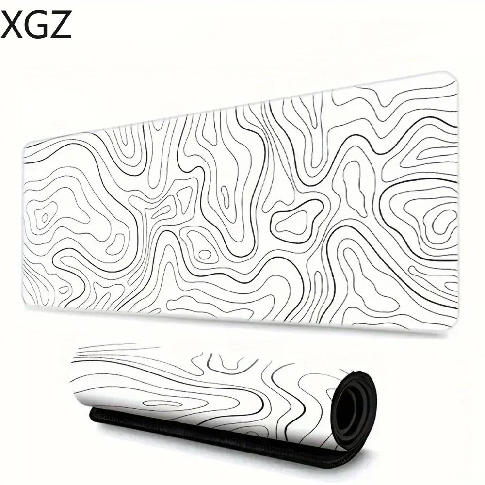 Large Wavy MousePads For Desk,