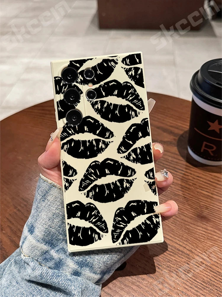 Black Lips Kiss Print