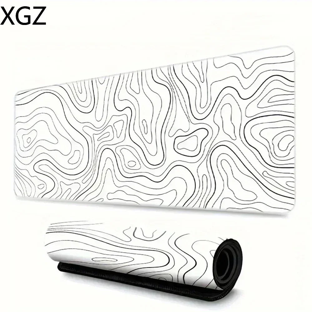 Large Wavy MousePads For Desk,